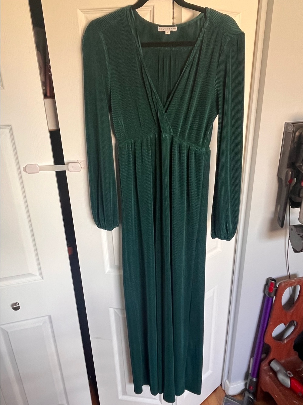 Baltic Born Emerald Green Long Sleeve Maxi Dress